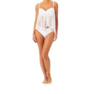 Womens Time and True Tankini Top and Bottoms Set Size Large NWT